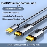 Samzhe | สายแปลง DP เป็น HDMI 4K HD