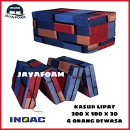 [ 200 X 180 X 20 ] Kasur Lipat Inoac / Kasur Lipat Busa Inoac Murah 200x180x20 cm EON LG D23 Garansi 10 Tahun / Kasur Lipat Dewasa No 1 Tebal 20 cm / Kasur Lipat Busa Inaoc Anti Kempes / Kasur Lipat Busa Inoac Uk 200X180X20 Murah