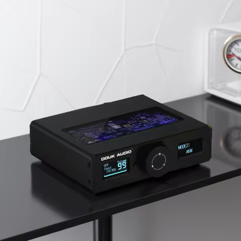 Douk Audio HiFi ESS9038Q2M+AK4493 USB DAC Audio Adapter COAX/OPT Digital to Analog Converter DSD256 