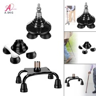 [COD] Universal Cane Foot Pads with Four Support Points for Walking Rod Accessories