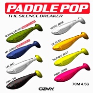 OZMY SILENCER PADDLE POP , BABY , SUPER BABY PADDLEPOP Soft Plastic Skipping Lure / the silent kille