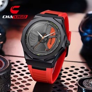 CHAXIGO 3D 360 Spinning Man Watches Waterproof Rotate Watches Car Rim Watch Quartz Men's Sports For 