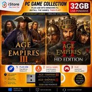 Age of empires 3 definition edition + age of empires 2 HD edition PC Game [ 32GB USB Plug to your PC
