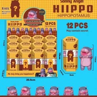 Taiva CODMoo deng กล่องสุ่ม กล่องตาบอด 12pcsติดมือถือ เกาะโทรศัพท์ จี้ฮิปโปโปเตมัส ของขวัญสร้างสรรค์