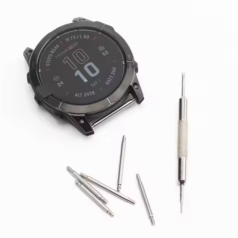 4 Pcs Stainless Steel Watch Band Spring Bar 2.3mm for Garmin Fenix8-51mm/MARQ/Approach/Forerunner Wa