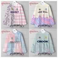 Select Baju Jersey Viral Perempuan Lengan Panjang T Shirt Murah OOTD Jersey Custom Name Korean Style Loose Long Sleeve T Shirt Viral Tiktok Malaysia Microfiber Jersey Oversized