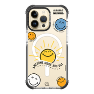 HI-SHIELD Stylish Magsafe Shockproof Case รุ่น Happy Smile3 [iPhone 1415 Pro/Pro Max] - เคสแม่เหล็กกันกระแทก