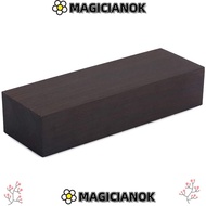 MAGICIANOK Ebony Lumber, DIY Material Multi-application Ebony Wood, Instruments Tools 120*40*25mm Bl