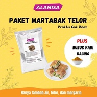 PAKET MARTABAK TELOR, TEPUNG + BUBUK KARI DAGING 500 gram