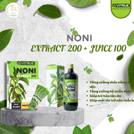 Tinh chất trái nhàu VITRUE Noni Juice 100 và Noni Extract 200 - Tâm An