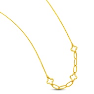 Top Cash Jewellery 916 Gold Jadore Clover Necklace