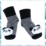 [W F S B] Panda - Irresistibly Cute Baby Boy Girl 3D Bootie Socks Anti / Non Slip 0-12 months