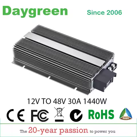 12V TO 48V 30A (12VDC TO 48VDC 30AMP) 1440W STEP UP BOOST MODULE CONVERTER FOR AUTOMOTIVES Daygreen