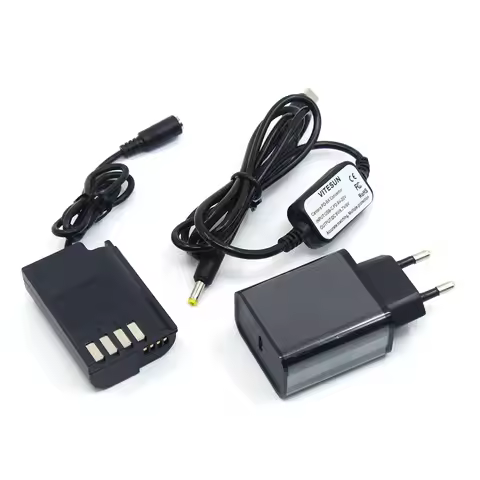 PD Charger USB Type C Power Cable +DCC17 DC Coupler DMW-BLK22 Dummy Battery For Panasonic DMC-G9 GH3