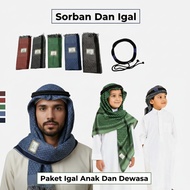 Arab Turban Igal Arab Turban Arab Igal Rope Adults and Children Hajj Umrah Equipment Hiban