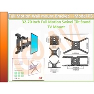 Full Motion 40-70 inch TV Wall Mount Bracket (Latest Packing) , Model P5, SG ready stock