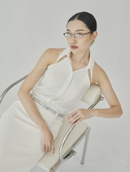 ORCHIDA - Halter Neck Collar Top