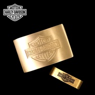 หัวเข็มขัดฮาร์เลย์ เดวิดสัน Harley Davidson Buckle แถมฟรีห่วงทองเหลือง