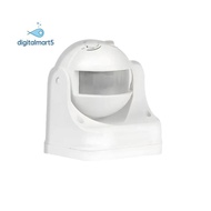 Motion Sensor Infrared Wall-Mounted 1200W, for UP to 12m, IP44 Rating-Suitable for Smart Home Lighti
