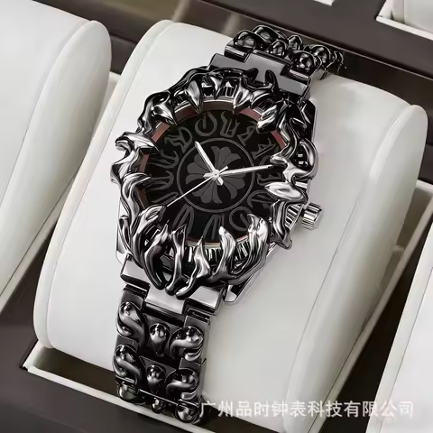 Men‘s Alien Claw Watch Alabaster Y2K Watches Waterproof Calendar Quartz Wristwatches Male Clock Relo