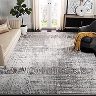 Safavieh Craft Collection CFT874H Area Rug, 6' 7" x 9', Grey/Dark Grey