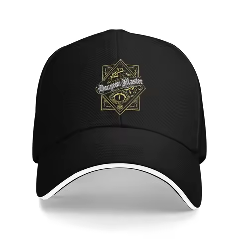 Game Dungeon Master DM Baseball Cap Unisex Men Design Hip Hop Hats Summer Stylish Tennis Skate Breat