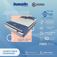 Dunlopillo Angeline TalaSilver Latex &amp; Cool Breeze Fabric Mattress / 10 Years Limited Warranty  / Single / Super Single / Queen / King size with optional bed frame  / FREE DELIVERY
