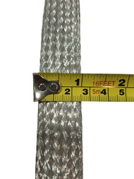 สายถักทองแดงชุบดีบุก Flexible tinned copper braids ขนาด 25 sq.mm. ความยาว 5 M.