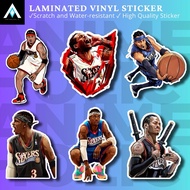 ALLEN IVERSON NBA STICKERS LAMINATED VINYL STICKERS ~ ANIMEHOLIC