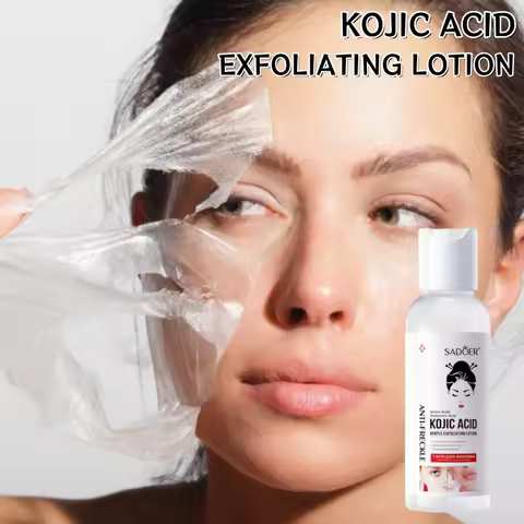 Kojic Acid Gentle Exfoliating Lotion 100ml Aloe Vera Coconut Refreshing Moisturizing Soften Skin Exf