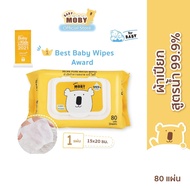 BABY MOBY ผ้าเปียกเช็ดทำความสะอาด 80 แผ่น