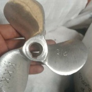 Aluminum propeller d3 x 3-4 boat fan ketinting propeller d3x3/4 leaves3 3/4 5-6 6-7