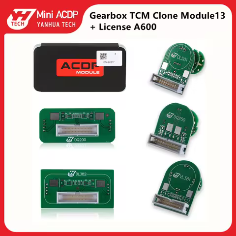 Yanhua Mini ACDP Gearbox TCM Clone Module13 A600 for Audi DL501(0B5) /DL382(0CK) /DQ250(02E/0D9) /VL
