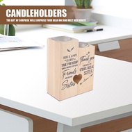 Double-Sided Printed Candle Holder-Best Friend Candle Best Friend Birthday Gift Christmas Gift for B