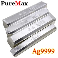 new PureMax Premium 10-50g Sterling Silver Bullion 9999 Silver Ingot Material Each Bar with Stamp Ag