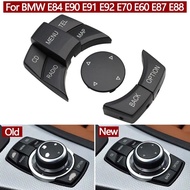 Car Interior CIC IDrive Multi Media Knob Menu Buttons For BMW X1 X5 X6 1 3 5 Series E84 E90 E91 E92 