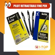 Pilot Better Retractable Ball Point Pen BP-145-F l Retractetable Ballpen l Black l Ballpoint Pen l S