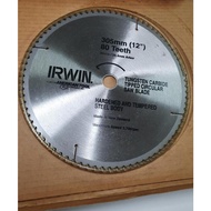 IRWIN TCT 305X30/25.4X80 Teeth Wood Cutting Blade [MADE IN NEW ZEALAND] NEW OLD STOCK