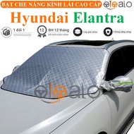 Rearview mirror sunshade for Hyundai elantra with aluminum-coated umbrella - OTOALO