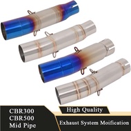 Slip-on Mid Pipe Link for CBR300 CBR300R/F 2013-2019 CBR500R CB500X/F 2013-2015
