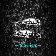 Honda Civic Type R Fk8 Window Sticker Stiker Cermin Honda Civic Type R Fk8