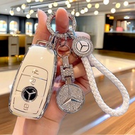 [Benz Car & Key Cover] Car Accessories Keychain e300l/a200l/c200l Dedicated glc300l/glb/gla200 Buckl