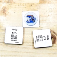 MESIN Ic MACHINE JAM ETA 4000 IC JAM SWISS ETA 955.112/122/412/461 BLUE