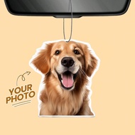 1pc Custom Car Air Freshener, Custom Photo Freshener With 9 Scents, Customizable Car Decoration, Per