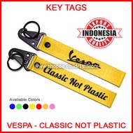 GANTUNGAN VESPA CLASSIC KEYCHAIN NOT PLASTIC PREMIUM MOTORCYCLE KEYCHAIN KEY CHAIN BAG TAG KEYTAG UN