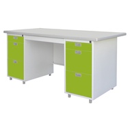 Lucky World โต๊ะทำงานหน้าเหล็กพ่นสีอีพ็อกซี่ DX-52-33