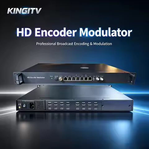 8 carriers 16 HDMI to DVB-C/DVB-T/ATSC/ISDB-T encoder modulator Digital TV Headend QAM RF Modulator 