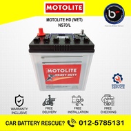 [ Installation Provided ] NS70 | NS70L | D26R | D26L ] Motolite Heavy Duty WET | Car Battery Bateri 