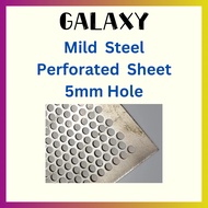 Besi Perforated Sheet 5mm Hole - 1.0mm Thickness / Besi Perforated Mesh / Mild Steel Perforated Plate / Lubang Plate