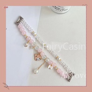 Bracelet Mi Band 8 Replacement Strap Jewelry Pearl Beaded Wristband for Xiaomi Mi Band 8 Watchband B
